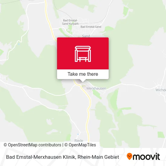 Карта Bad Emstal-Merxhausen Klinik