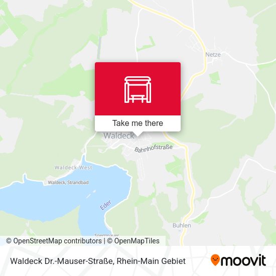 Карта Waldeck Dr.-Mauser-Straße