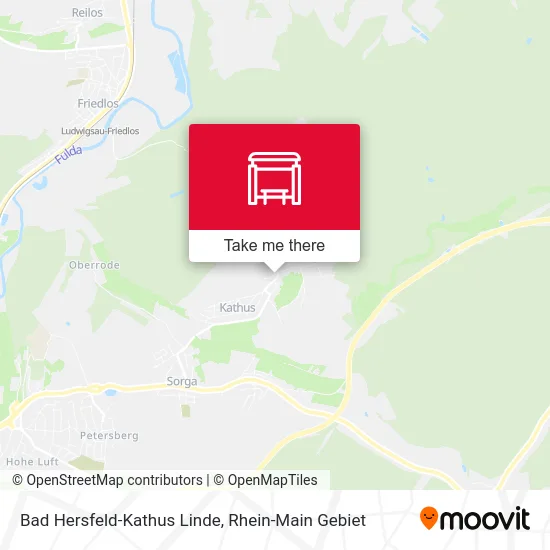 Карта Bad Hersfeld-Kathus Linde