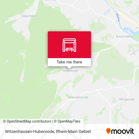 Карта Witzenhausen-Hubenrode