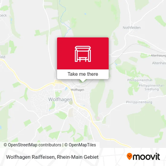 Карта Wolfhagen Raiffeisen