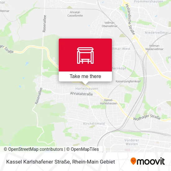 Карта Kassel Karlshafener Straße