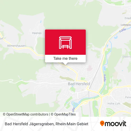 Карта Bad Hersfeld Jägersgraben