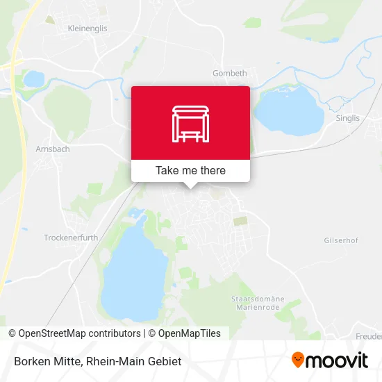 Карта Borken Mitte
