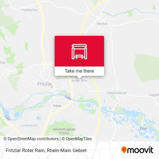 Карта Fritzlar Roter Rain