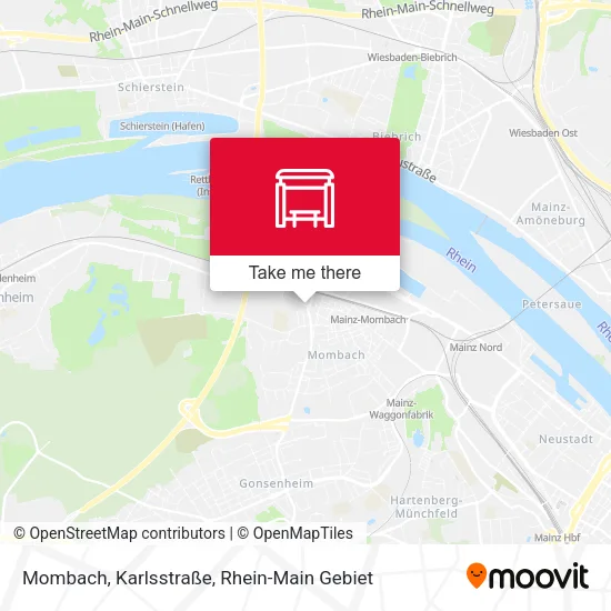 Карта Mombach, Karlsstraße