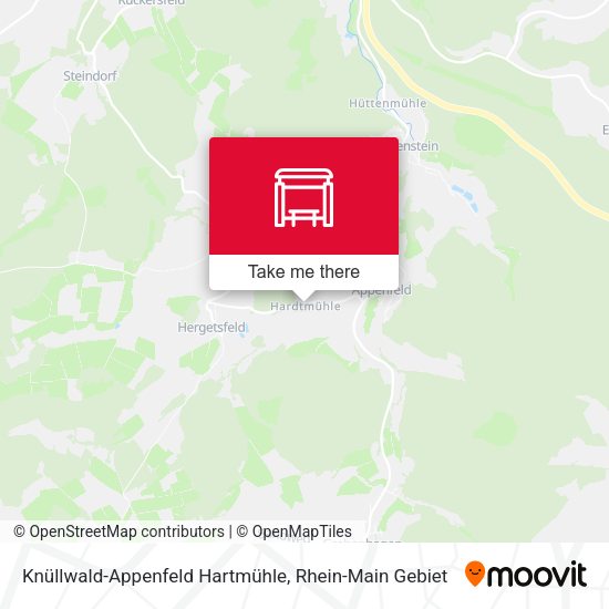 Карта Knüllwald-Appenfeld Hartmühle