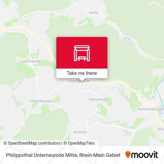 Карта Philippsthal Unterneurode Mitte
