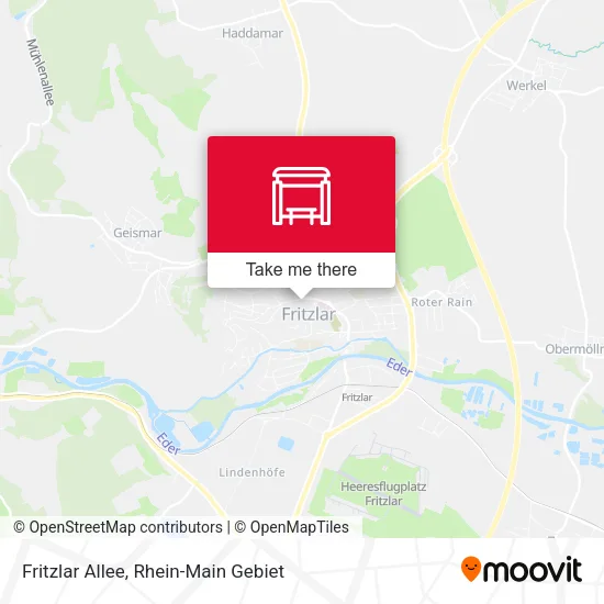 Карта Fritzlar Allee