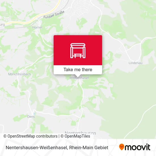 Карта Nentershausen-Weißenhasel