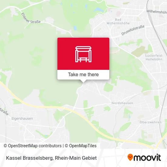 Карта Kassel Brasselsberg