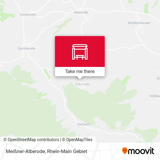 Карта Meißner-Alberode