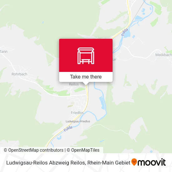 Карта Ludwigsau-Reilos Abzweig Reilos