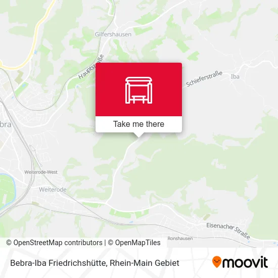 Карта Bebra-Iba Friedrichshütte