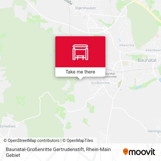 Карта Baunatal-Großenritte Gertrudenstift