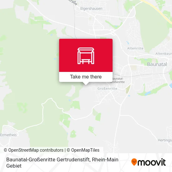 Карта Baunatal-Großenritte Gertrudenstift