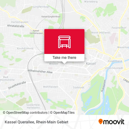 Карта Kassel Querallee