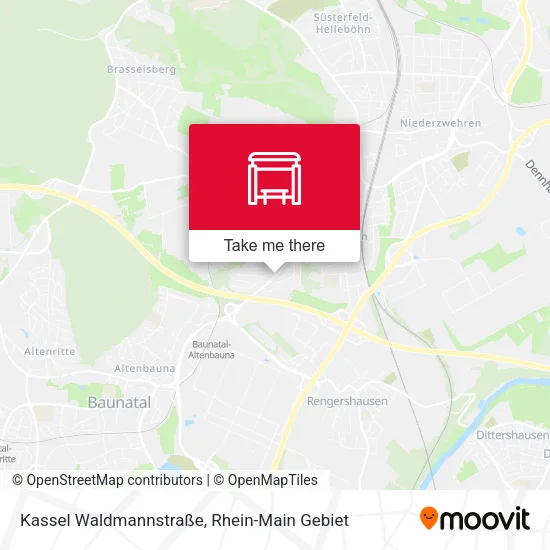 Карта Kassel Waldmannstraße