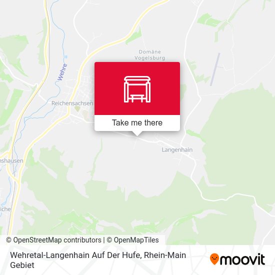Карта Wehretal-Langenhain Auf Der Hufe
