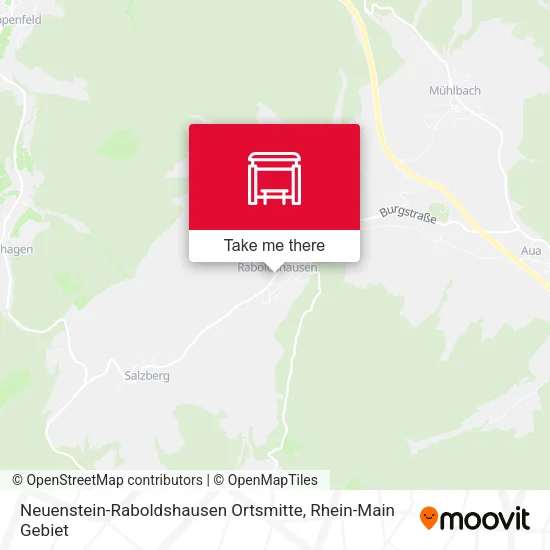 Карта Neuenstein-Raboldshausen Ortsmitte