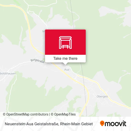 Карта Neuenstein-Aua Geistalstraße