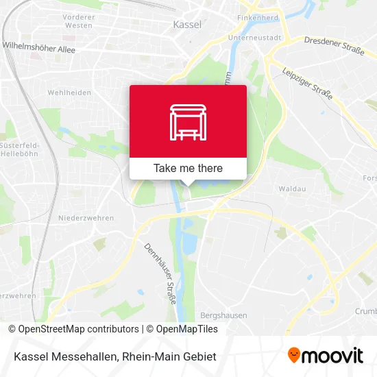Карта Kassel Messehallen
