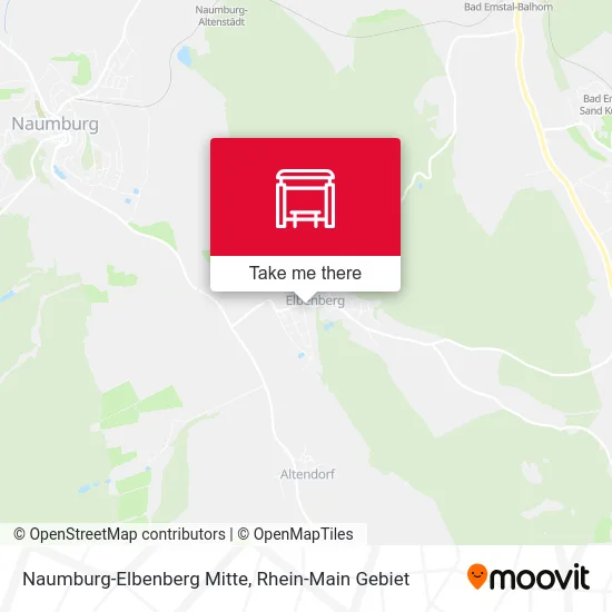 Карта Naumburg-Elbenberg Mitte