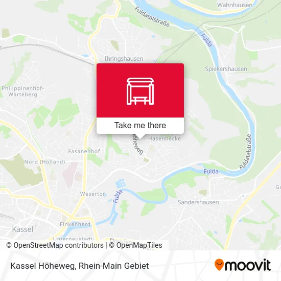 Карта Kassel Höheweg