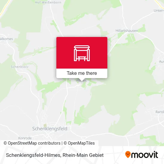 Карта Schenklengsfeld-Hilmes