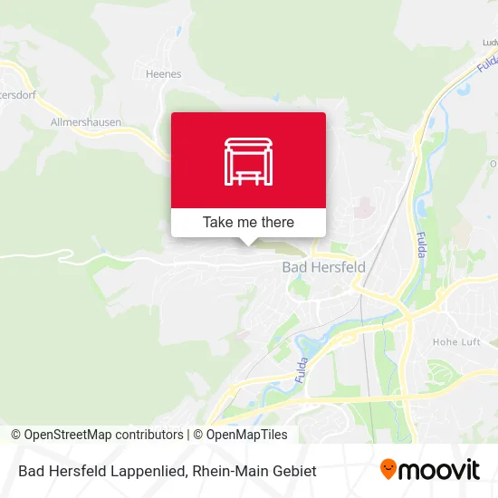 Карта Bad Hersfeld Lappenlied