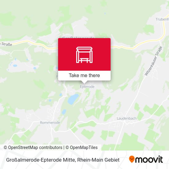 Карта Großalmerode-Epterode Mitte