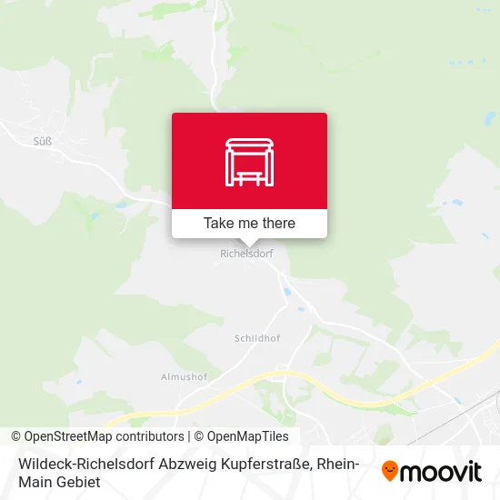 Карта Wildeck-Richelsdorf Abzweig Kupferstraße