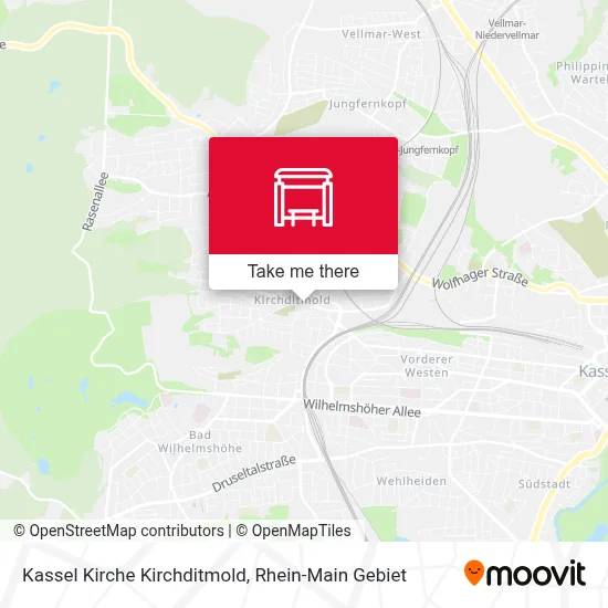 Kassel Kirche Kirchditmold map