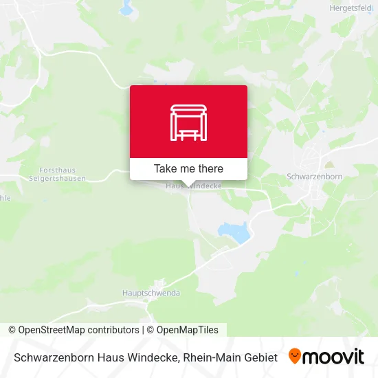 Карта Schwarzenborn Haus Windecke