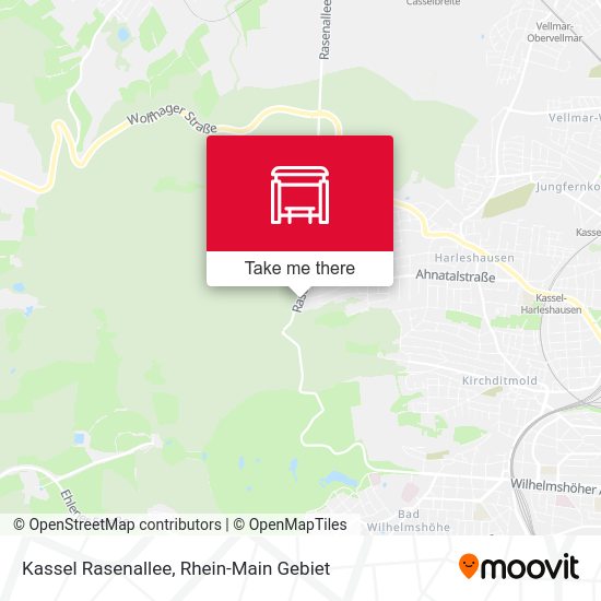 Карта Kassel Rasenallee