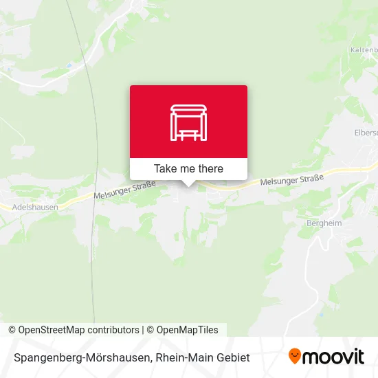 Карта Spangenberg-Mörshausen