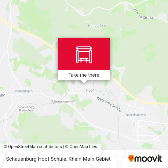 Карта Schauenburg-Hoof Schule