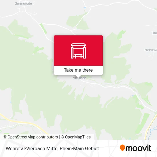 Карта Wehretal-Vierbach Mitte