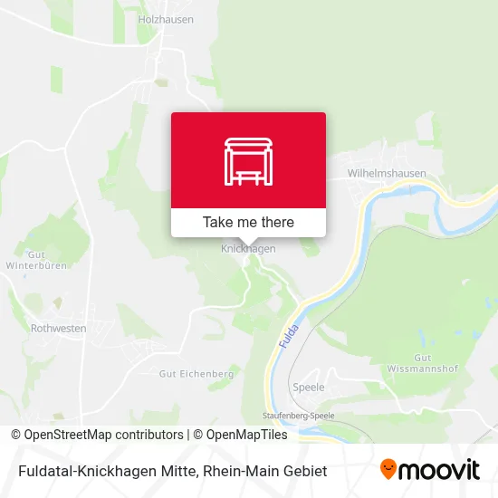 Fuldatal-Knickhagen Mitte map