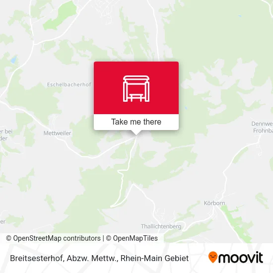 Карта Breitsesterhof, Abzw. Mettw.