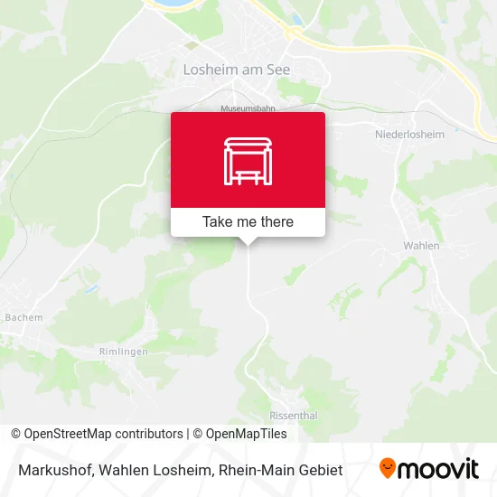 Карта Markushof, Wahlen Losheim