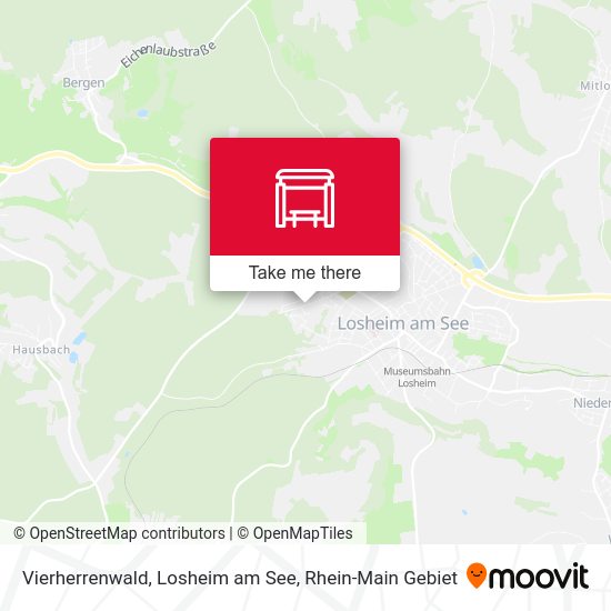 Карта Vierherrenwald, Losheim am See