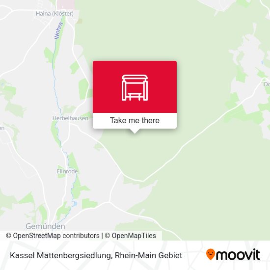 Карта Kassel Mattenbergsiedlung