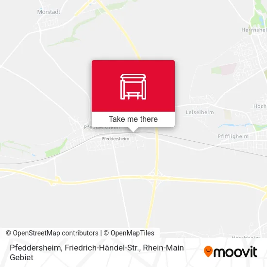 Карта Pfeddersheim, Friedrich-Händel-Str.