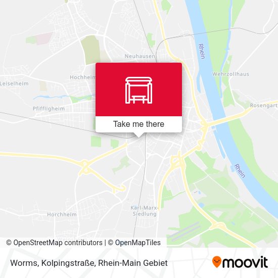 Карта Worms, Kolpingstraße