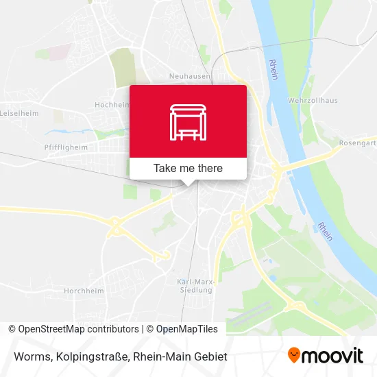 Карта Worms, Kolpingstraße