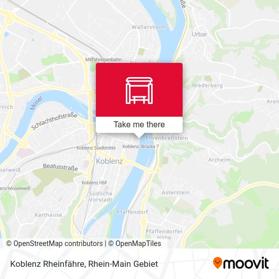 Карта Koblenz Rheinfähre