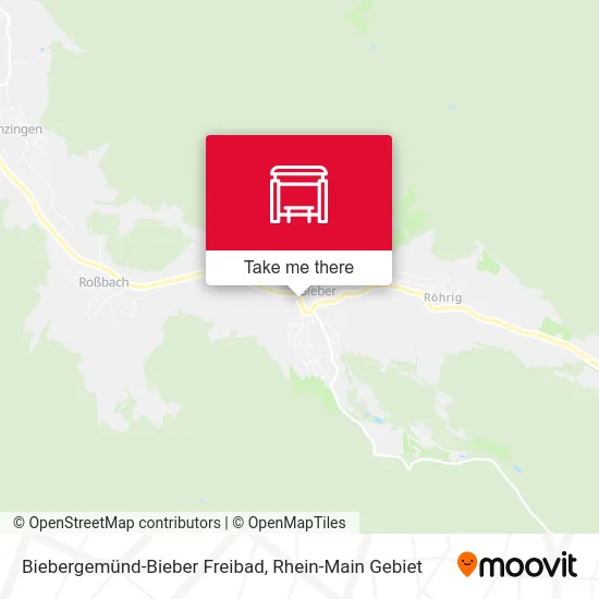 Карта Biebergemünd-Bieber Freibad