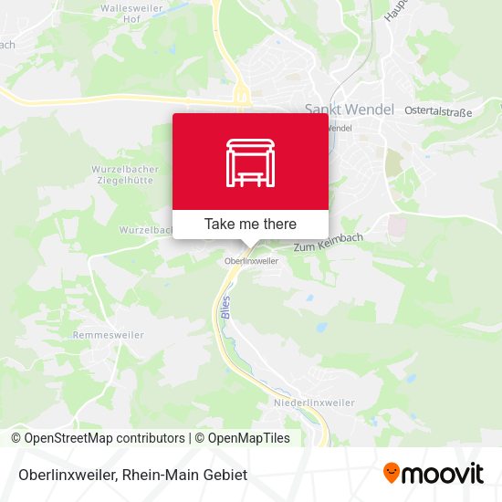Карта Oberlinxweiler