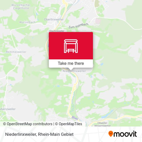 Карта Niederlinxweiler